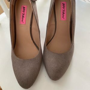 Betsy Johnson-rhinestone wedges